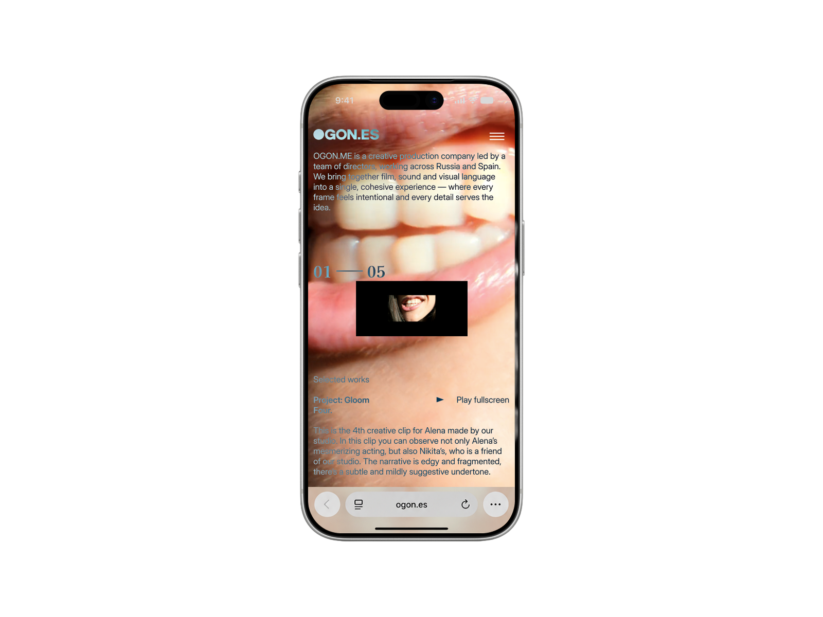OGON.ES on mobile